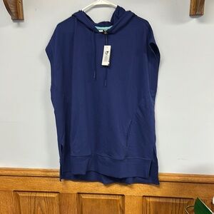 Ideology Blue sleeveless workout Hoodie size 2x.